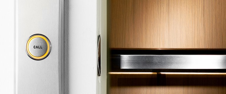 Home elevator call button